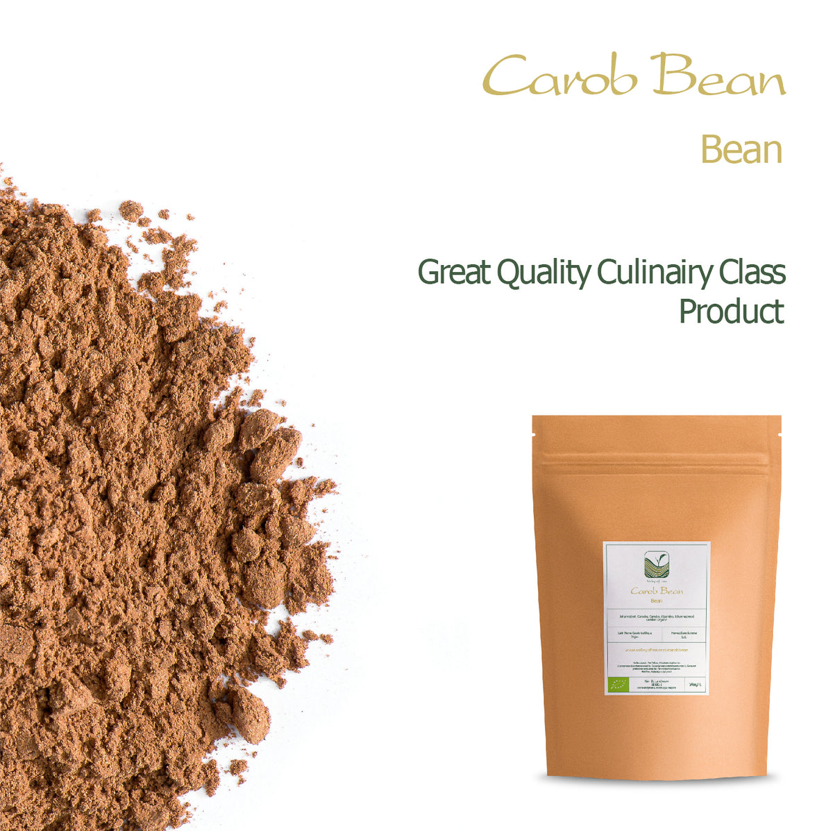 Carob Bean Nibs Raw