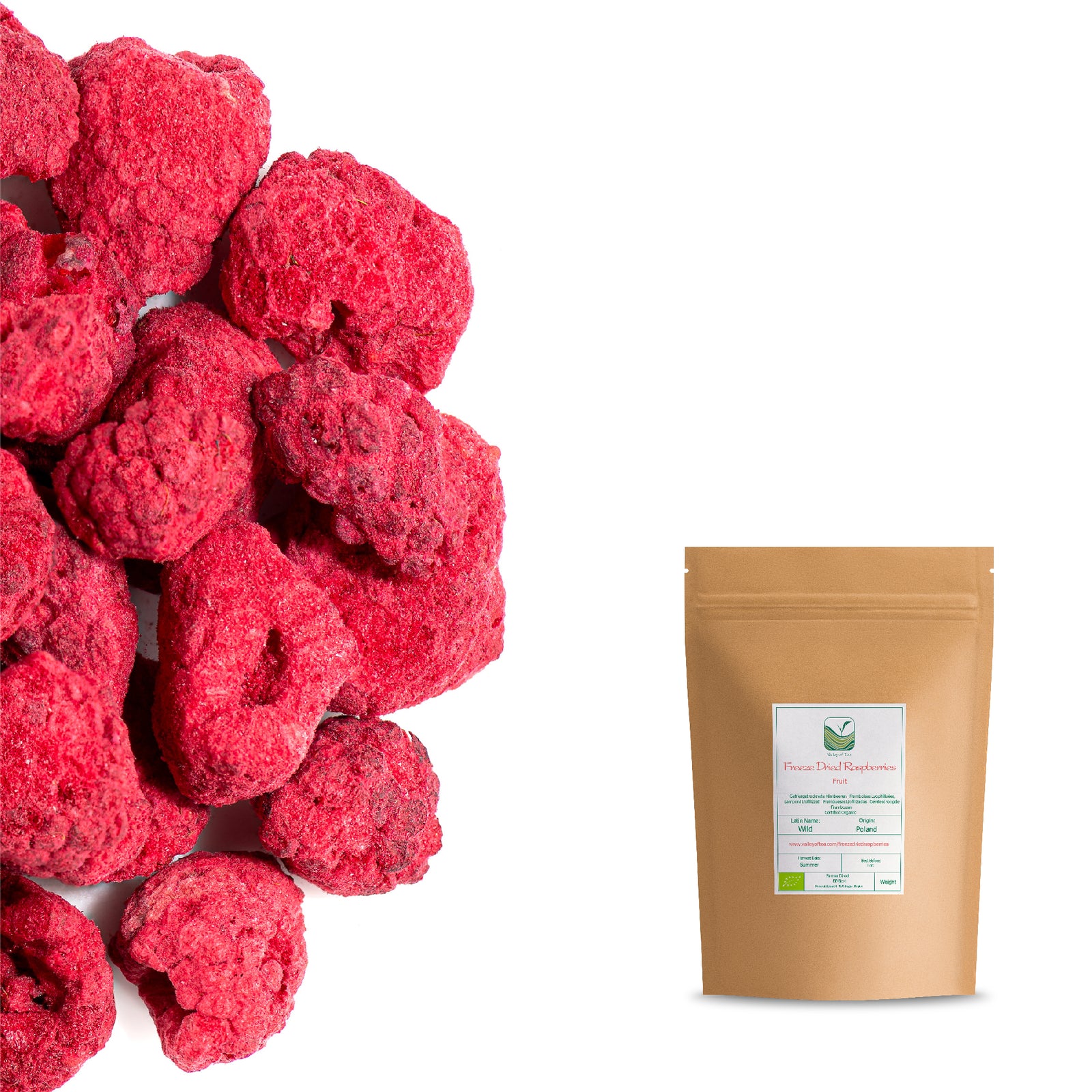 Freeze Dried Raspberries 40g